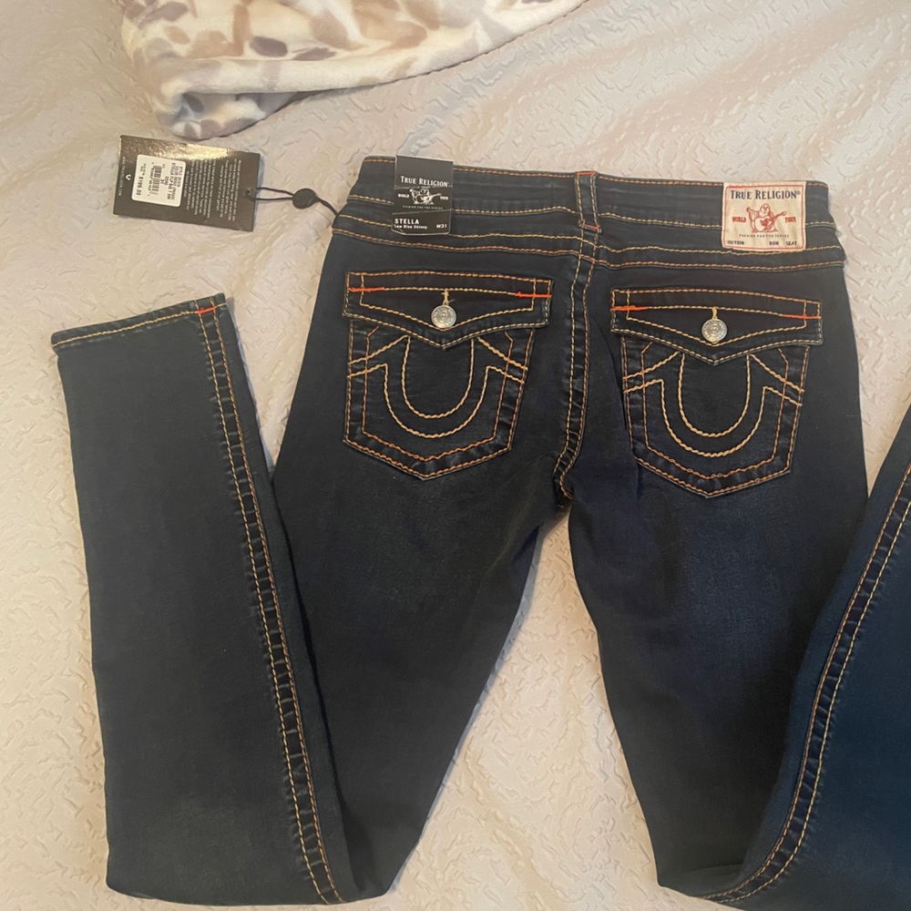 Size 31 True Religion Low Rise Skinny Jeans